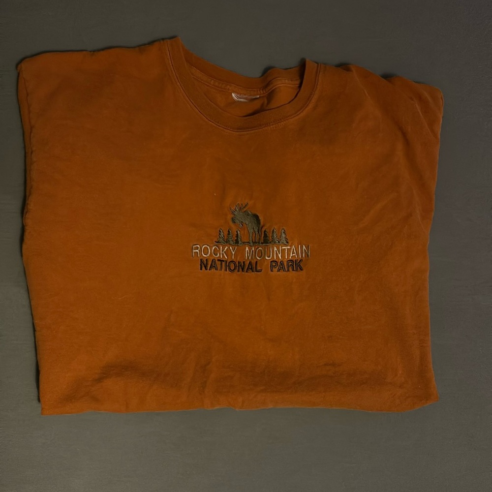 Orange Rocky Mountains t-shirt